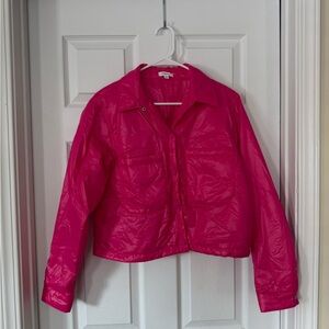 Mittoshop Vibrant Pink Puffer Jacket